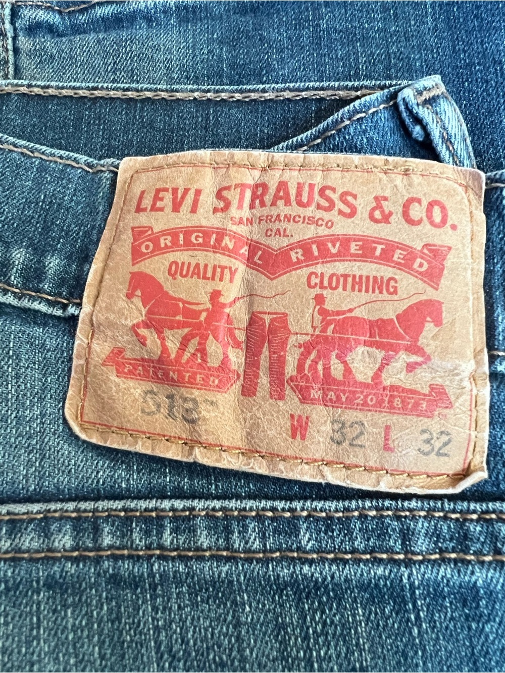 32 Levi’s 513 men’s WELL WORN BADASS construction wear FADED soft distress real